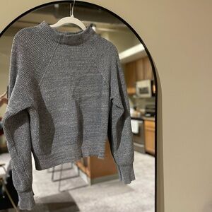 Free People Steel Grey Crewneck Sweater